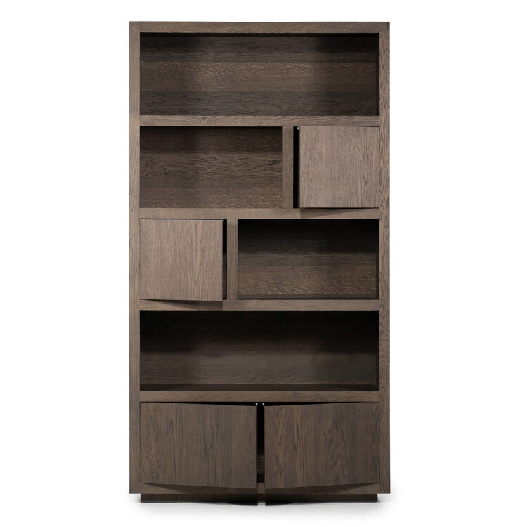 Eleonora Kabinet Helsinki Eikenhout 120x220 cm - donker bruin