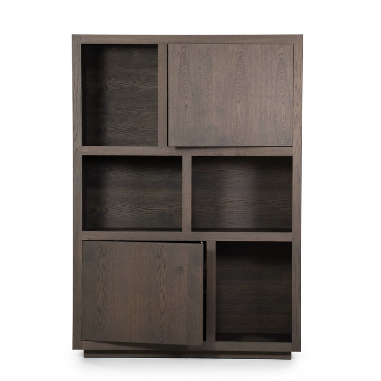 Eleonora Kabinet Helsinki Eikenhout 120x170 cm - donker bruin