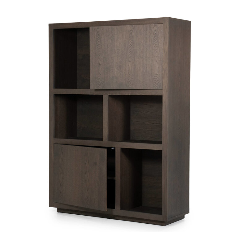 Eleonora Kabinet Helsinki Eikenhout 120x170 cm - donker bruin