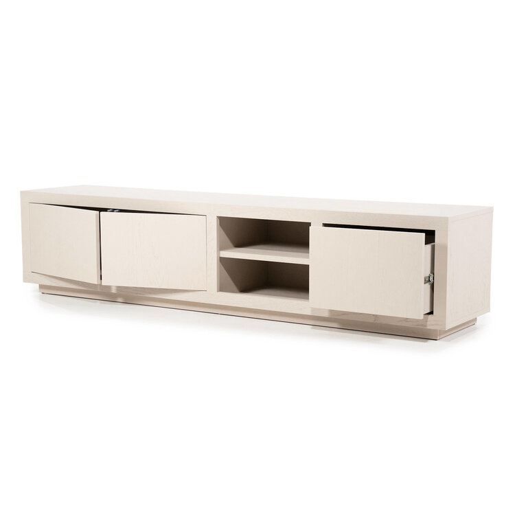 Eleonora TV meubel Helsinki Eikenhout 200 cm - taupe