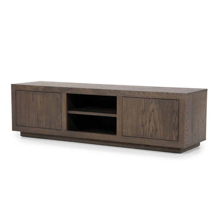 Eleonora TV meubel Helsinki Eikenhout 160 cm - donker bruin