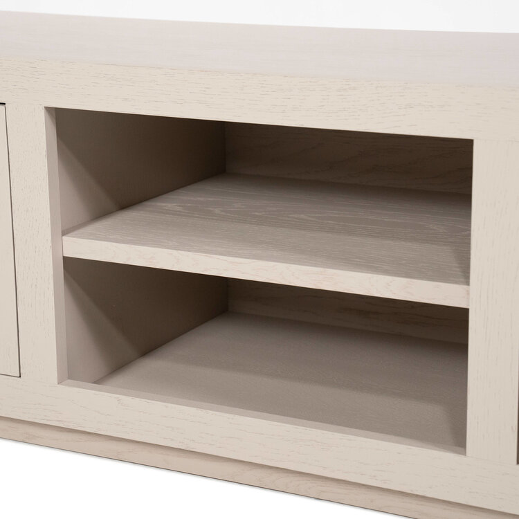 Eleonora TV meubel Helsinki Eikenhout 160 cm - taupe