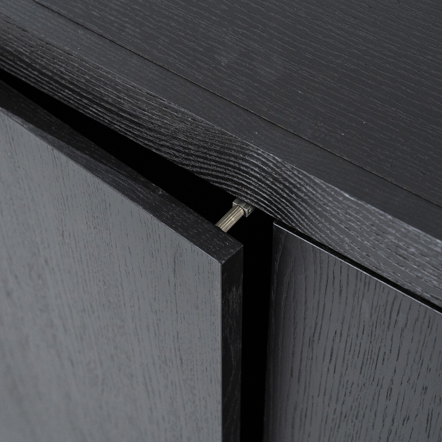Eleonora Dressoir Helsinki Eikenhout 200 cm - zwart