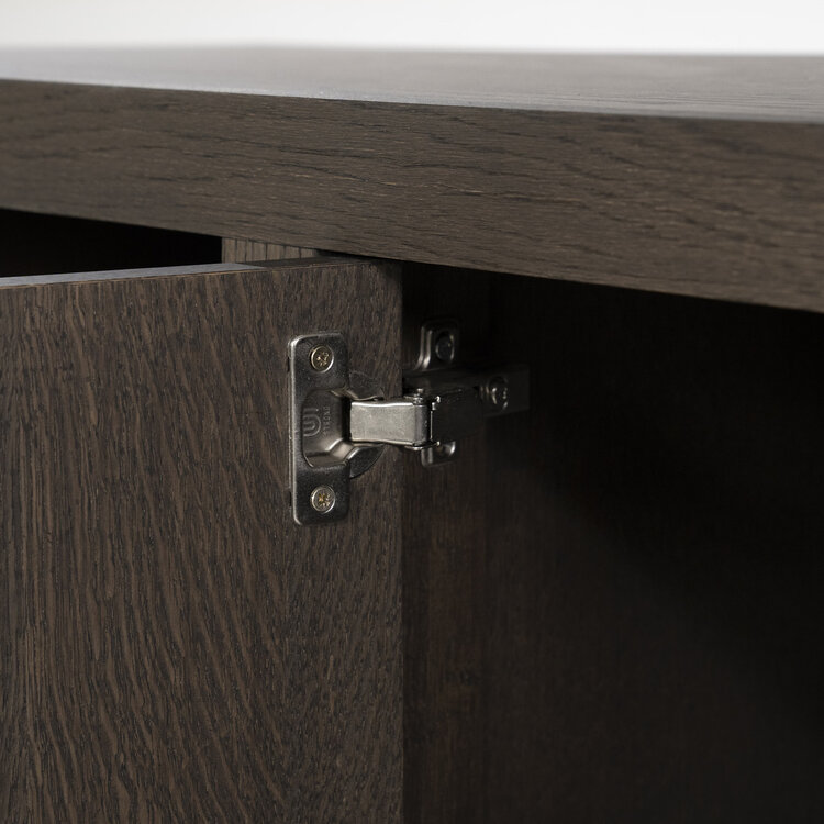 Eleonora Dressoir Helsinki Eikenhout 200 cm - donker bruin