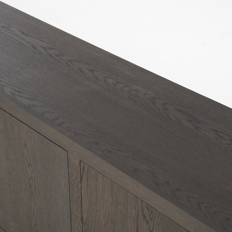 Eleonora Dressoir Helsinki Eikenhout 200 cm - donker bruin