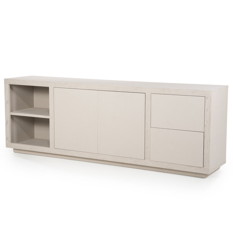 Eleonora Dressoir Helsinki Eikenhout 200 cm - taupe