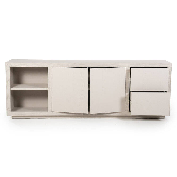 Eleonora Dressoir Helsinki Eikenhout 200 cm - taupe