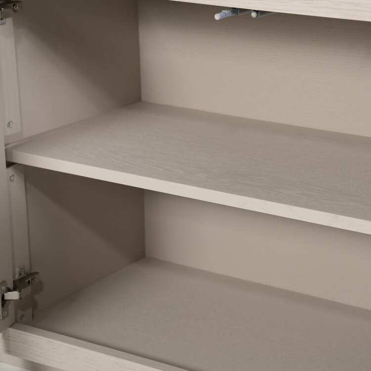 Eleonora Dressoir Helsinki Eikenhout 200 cm - taupe