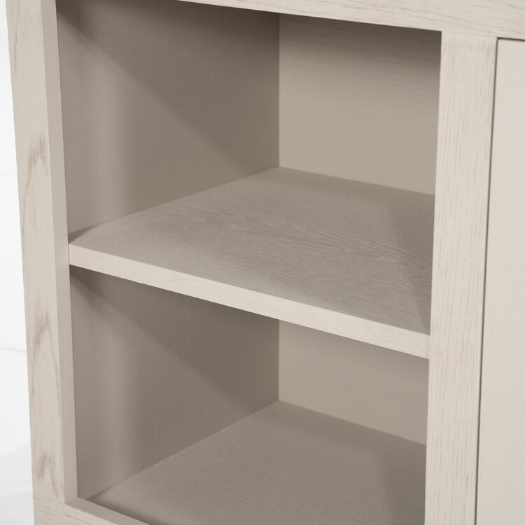 Eleonora Dressoir Helsinki Eikenhout 200 cm - taupe