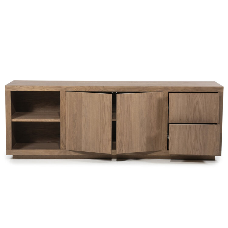 Eleonora Dressoir Helsinki Eikenhout 200 cm - licht bruin