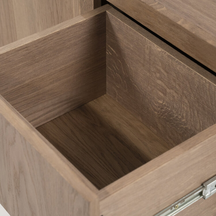 Eleonora Dressoir Helsinki Eikenhout 200 cm - licht bruin