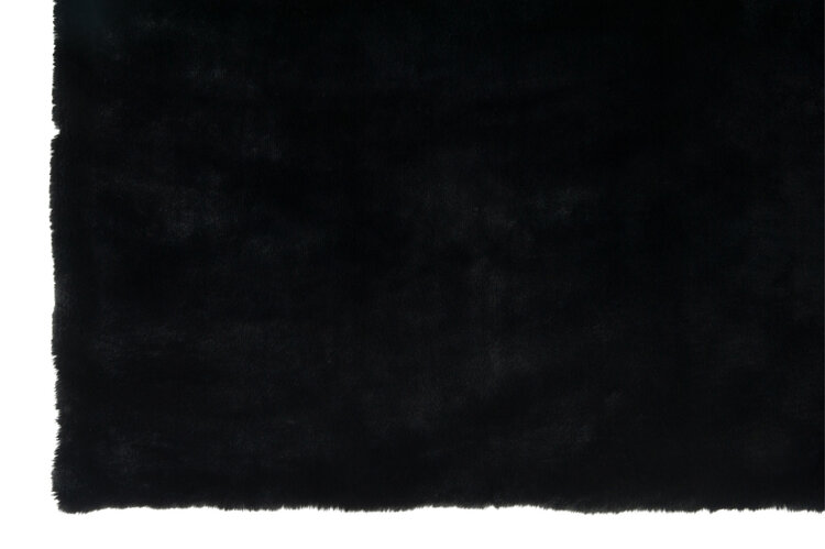 Plaid zwart 130x180 cm