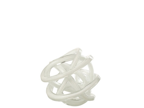 Decoratie object Presse Papier Infinity glas