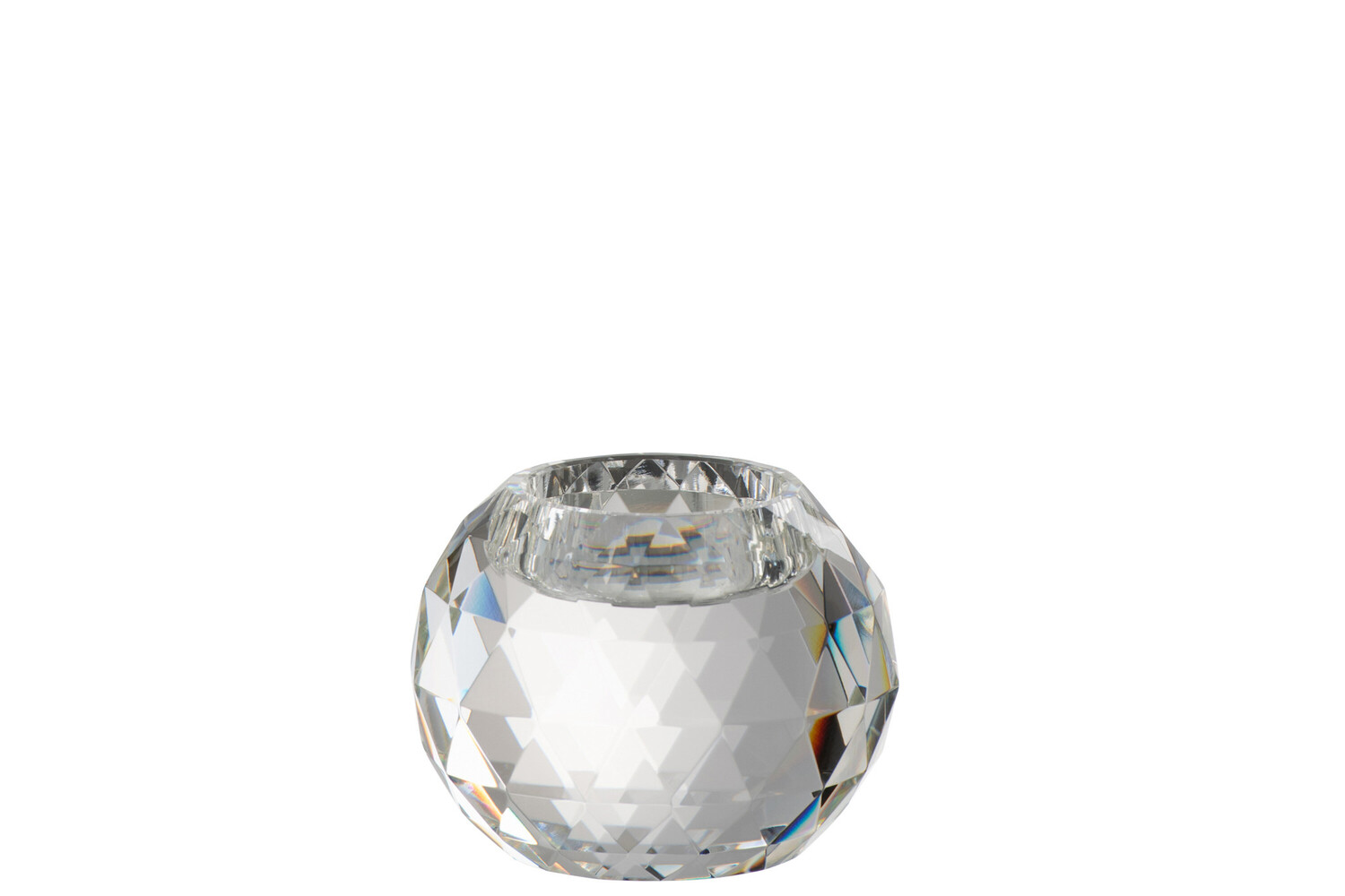 Theelicht Bal kristalglas