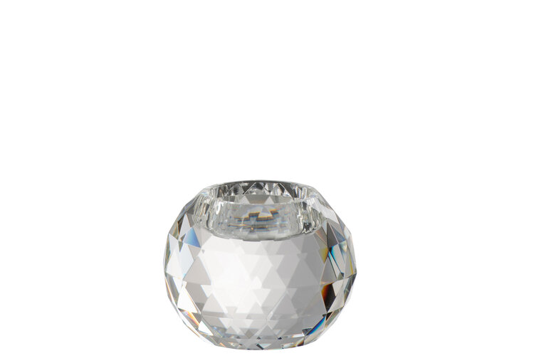 Theelicht Bal kristalglas