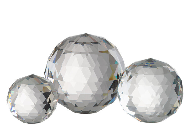 Theelicht Bal kristalglas