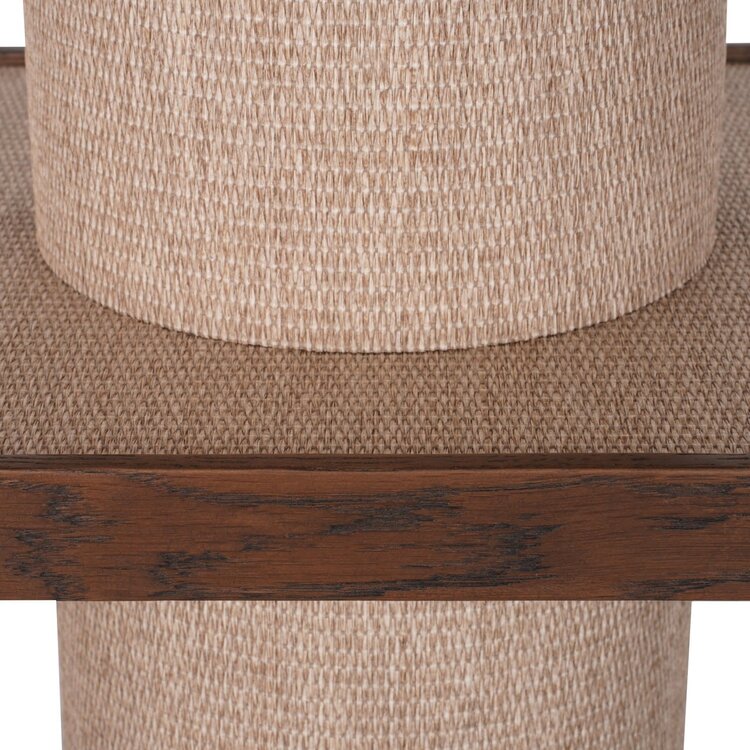 Richmond Interiors Wandkast Willox bruin eiken linnen