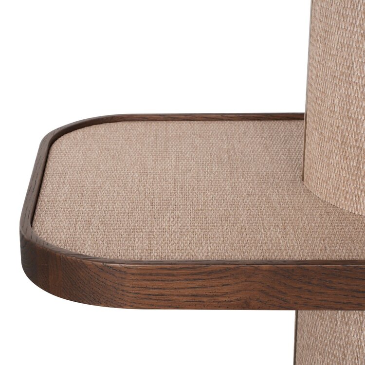 Richmond Interiors Wandkast Willox bruin eiken linnen