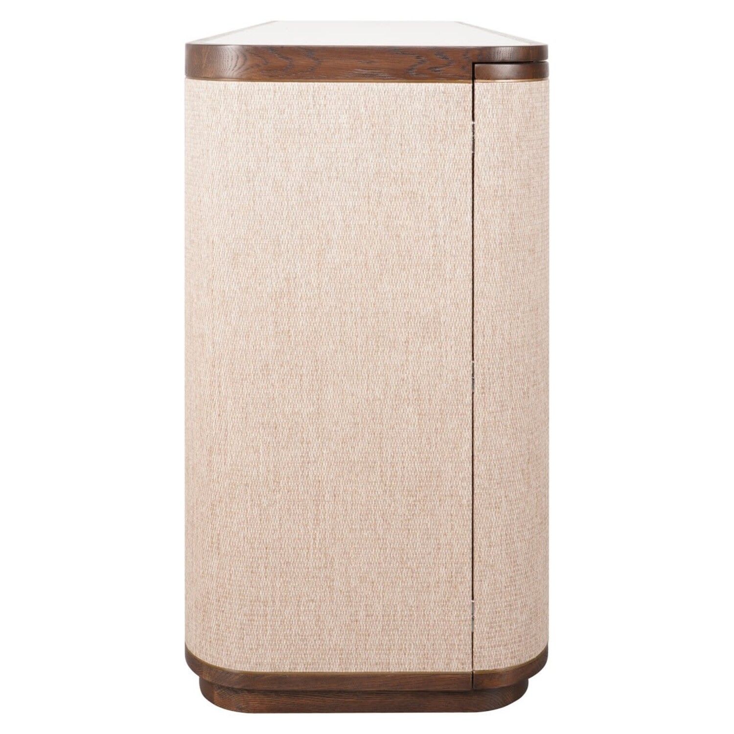 Richmond Interiors Dressoir Willox bruin eiken linnen 4 deuren