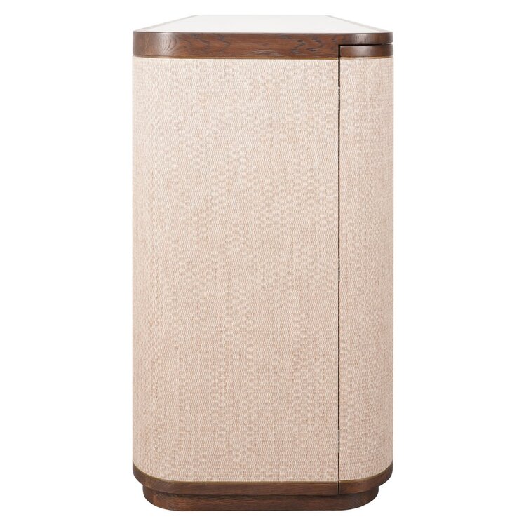 Richmond Interiors Dressoir Willox bruin eiken linnen 4 deuren