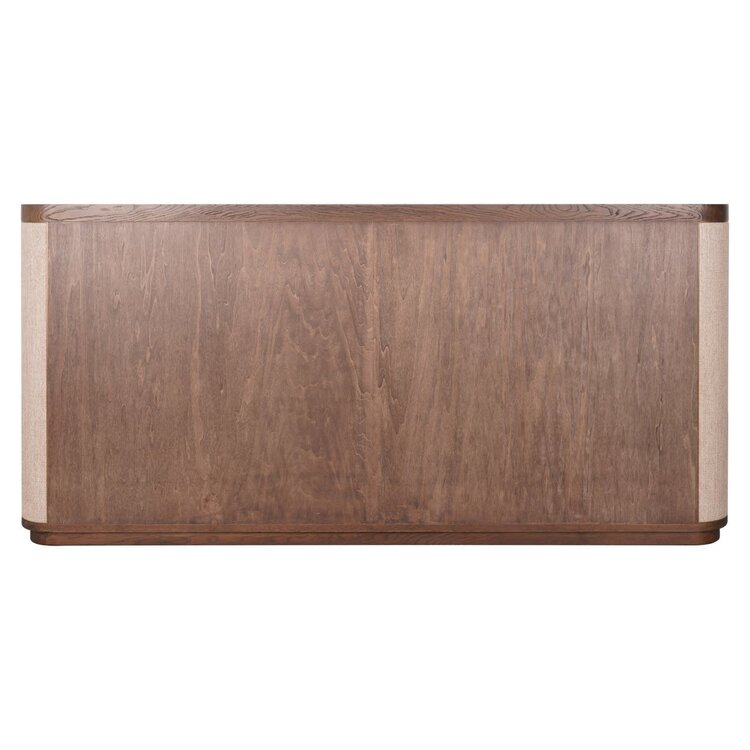 Richmond Interiors Dressoir Willox bruin eiken linnen 4 deuren