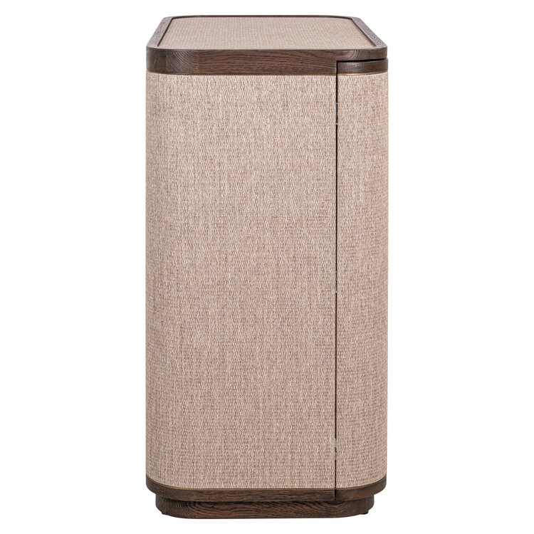 Richmond Interiors Dressoir Willox bruin eiken linnen 2 deuren