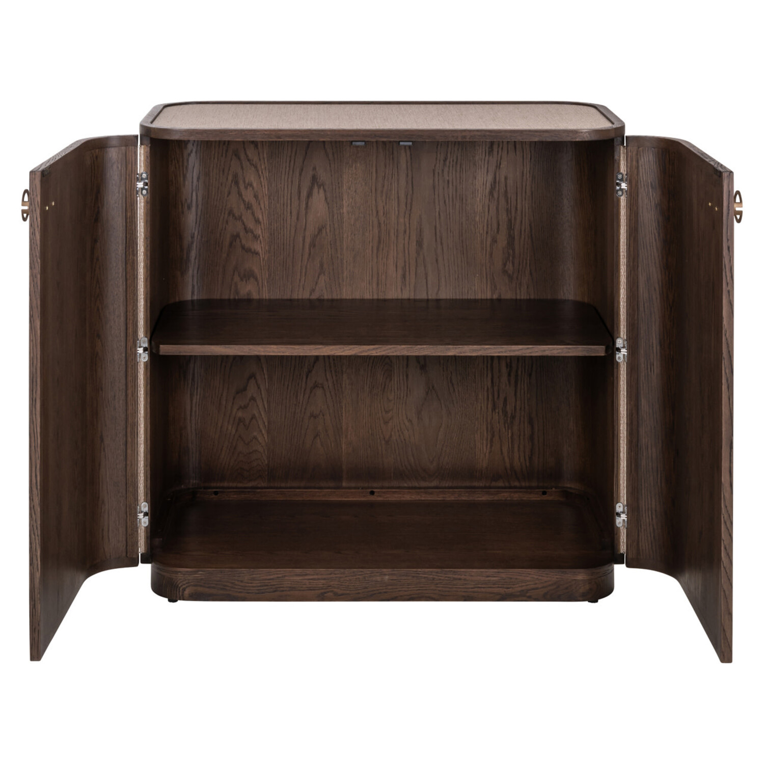 Richmond Interiors Dressoir Willox bruin eiken linnen 2 deuren