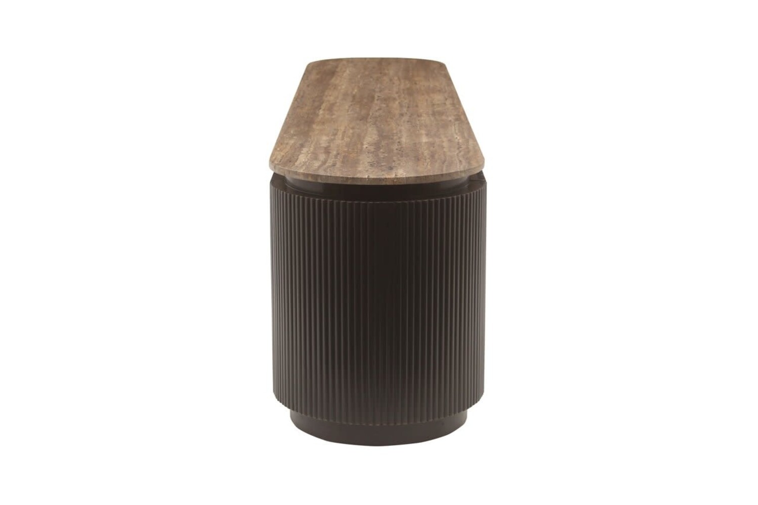Richmond Interiors TV-meubel Russo bruin travertine 4 deuren
