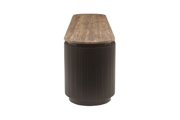 Richmond Interiors TV-meubel Russo bruin travertine 4 deuren
