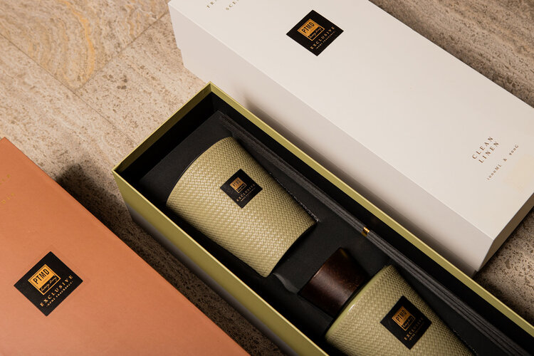 PTMD Collection Black Forest Diffuser en Geurkaars Fragrance Giftbox Set
