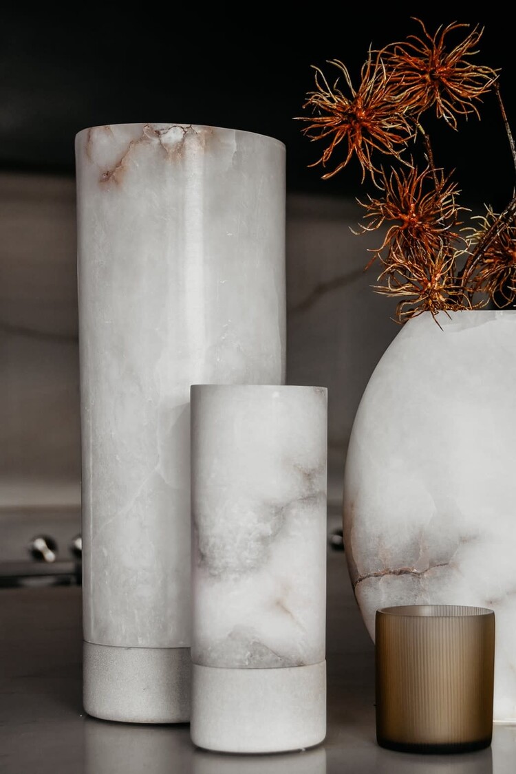 RAF Deluxe Windlicht Olvar Alabaster XXL