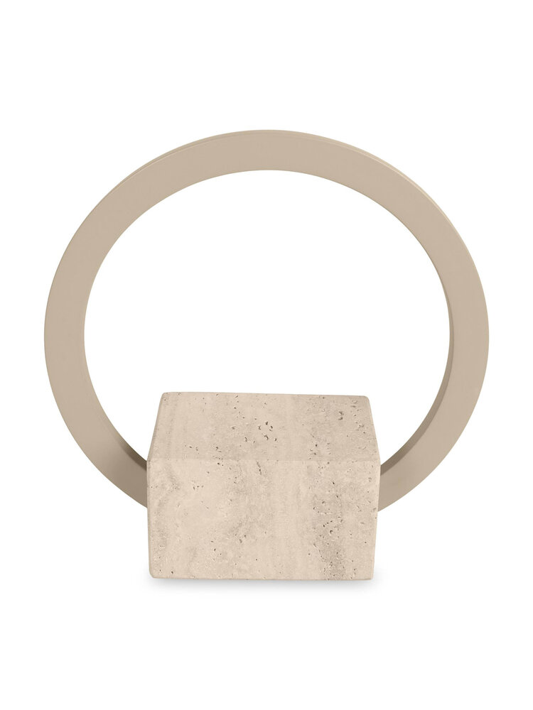 Bombyxx Ornament Kalmar Mini Travertine Aluminium Medium