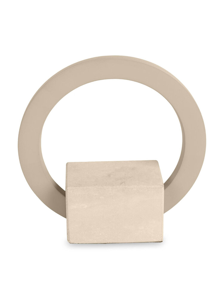 Bombyxx Ornament Kalmar Mini Travertine Aluminium Small