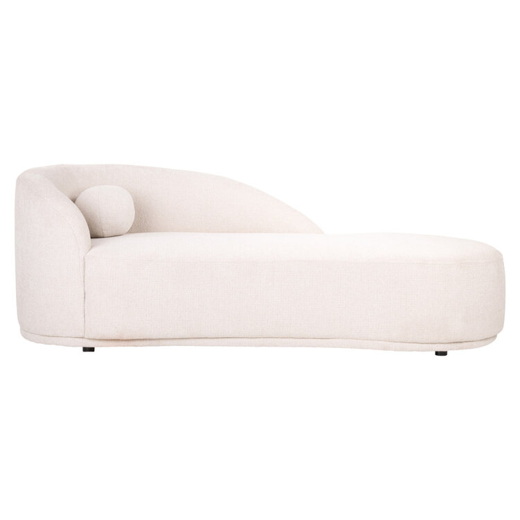 Richmond Interiors Bank Emma Cream Fancy Chaise Longue