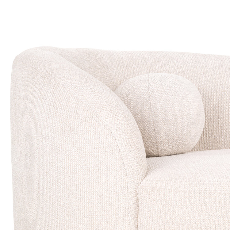 Richmond Interiors Bank Emma Cream Fancy Chaise Longue
