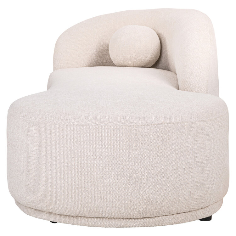 Richmond Interiors Bank Emma Cream Fancy Chaise Longue