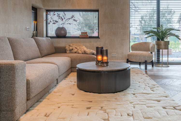Richmond Interiors Bank Trentino cayenne brown 3,5-zits lounge