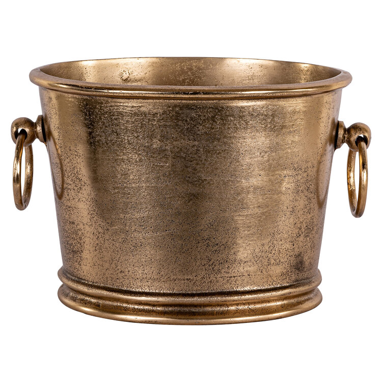 Richmond Interiors Wijnkoeler Vinova brass antique aluminium