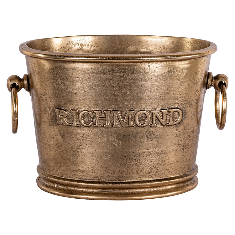 Richmond Interiors Wijnkoeler Vinova brass antique aluminium