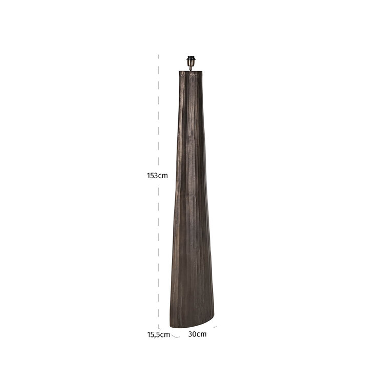 Richmond Interiors Vloerlamp Velvyn bronze aluminium
