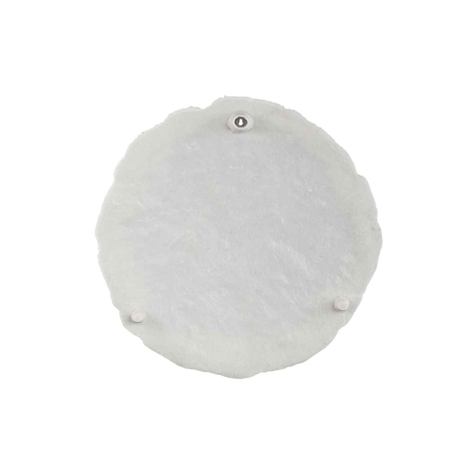 PTMD Collection Kathelle White rond wandpaneel koraalreliëf Large