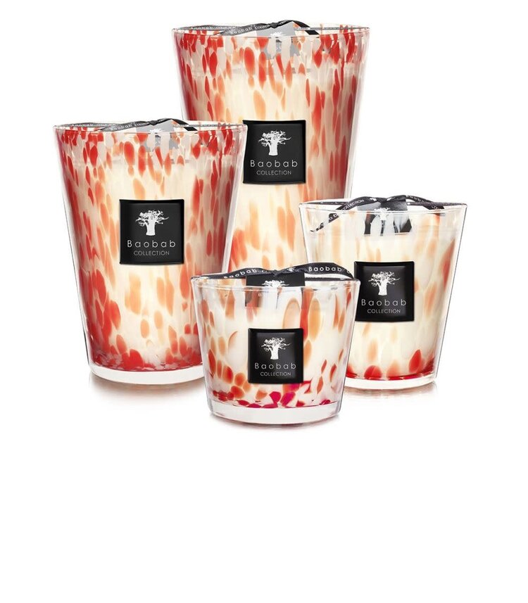 Baobab Collection Geurkaars Pearls Coral  Max 16