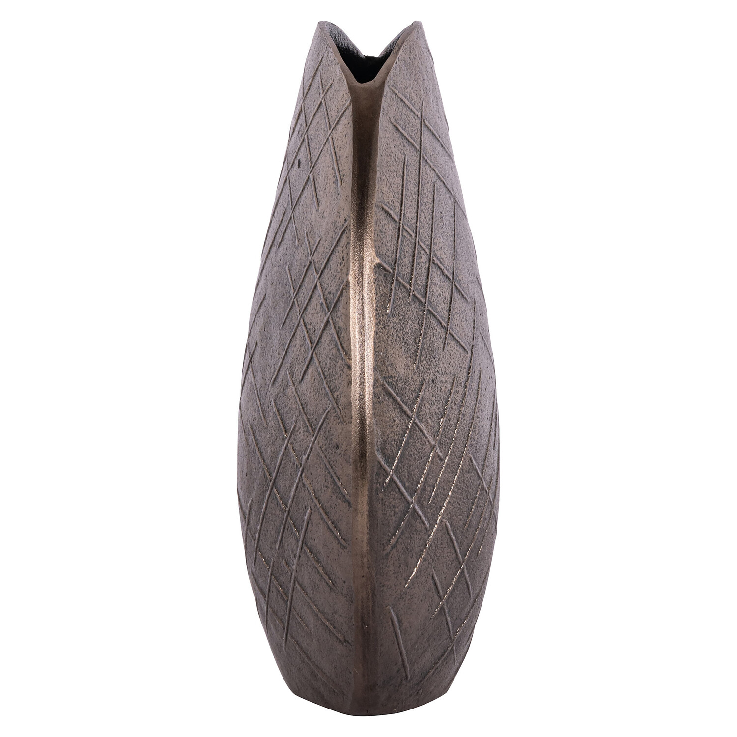Richmond Interiors Vaas Olivra bronze aluminium small