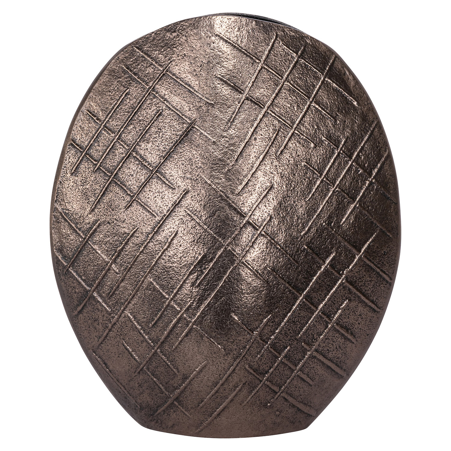 Richmond Interiors Vaas Olivra bronze aluminium small