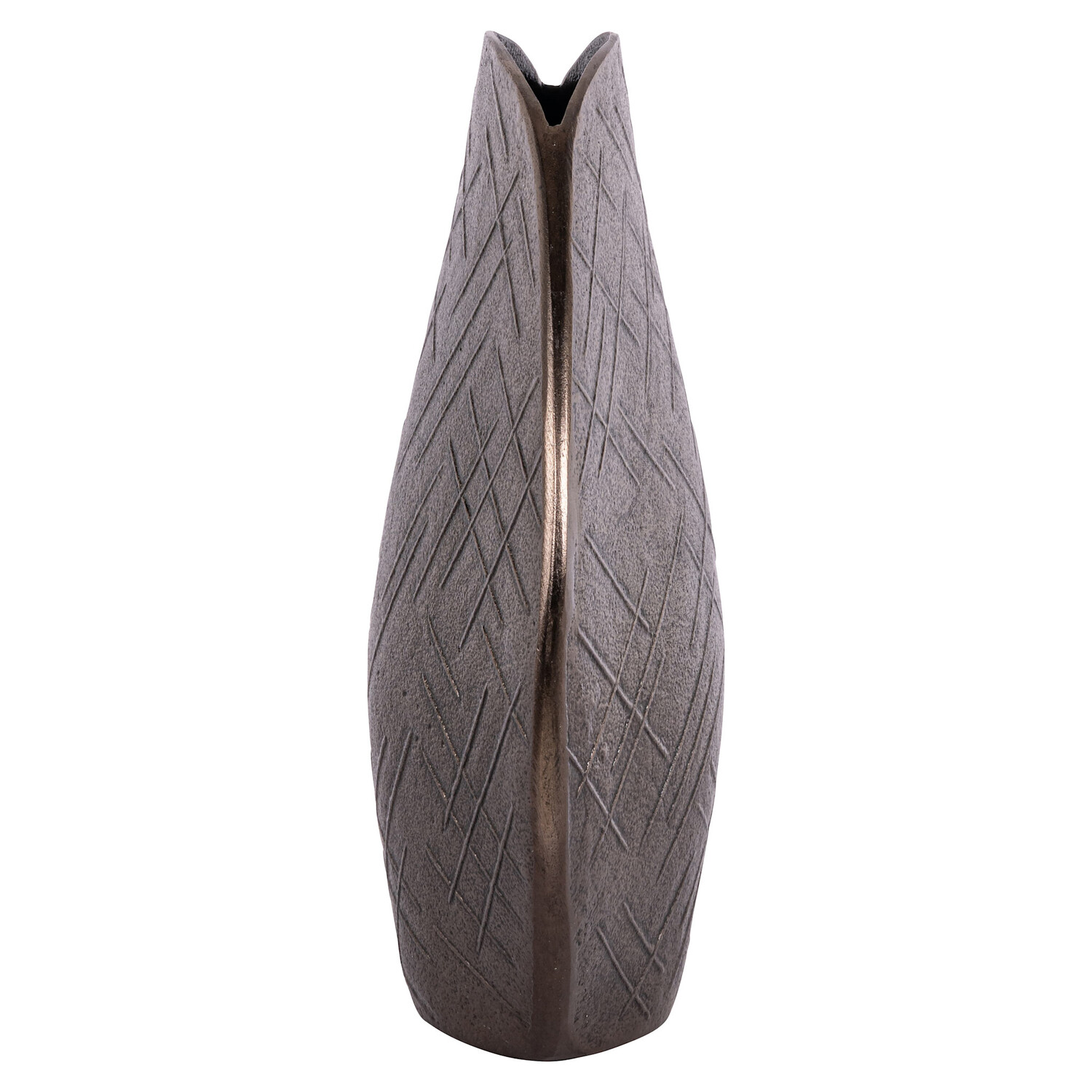 Richmond Interiors Vaas Olivra bronze aluminium large