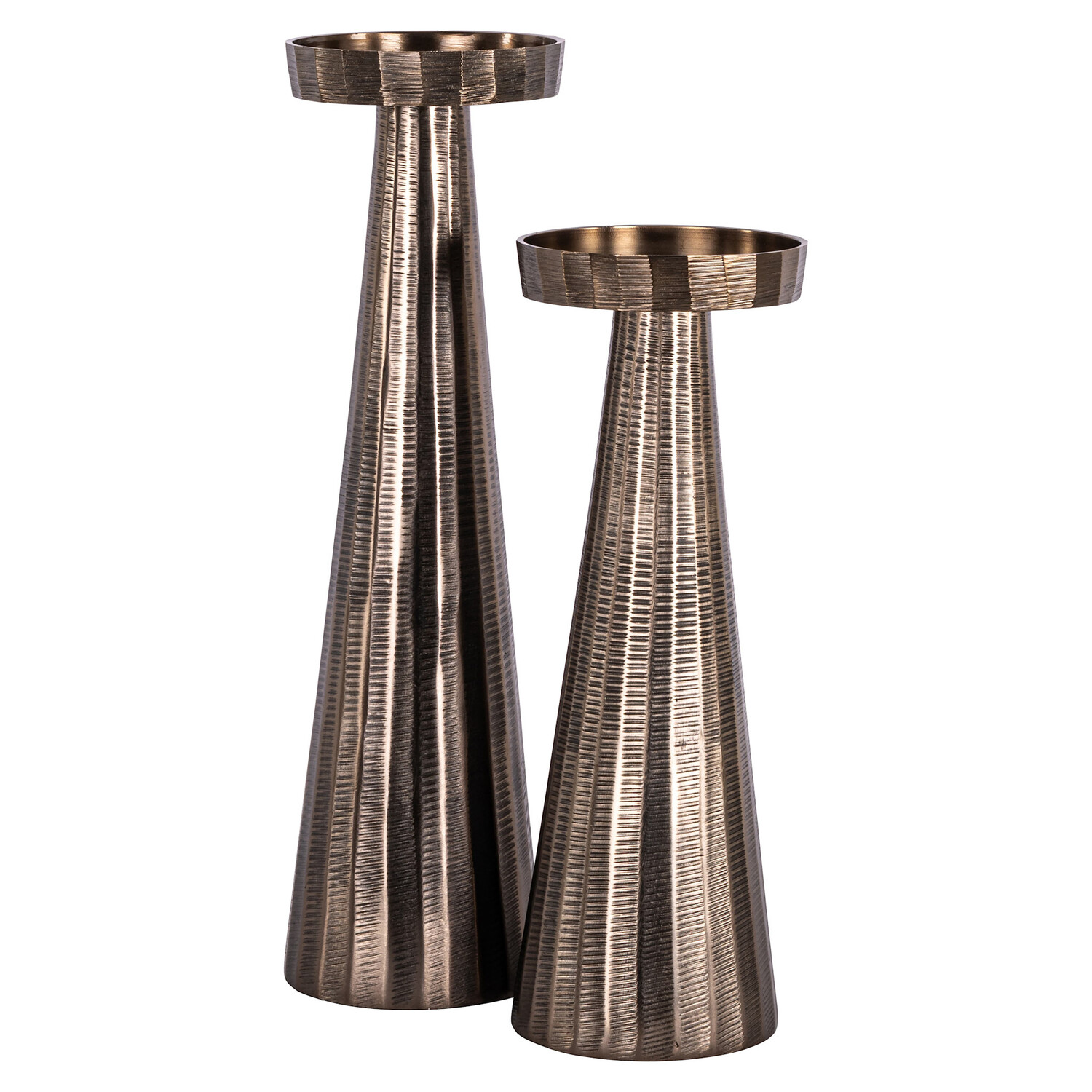 Richmond Interiors Kandelaar Evola bronze aluminium small