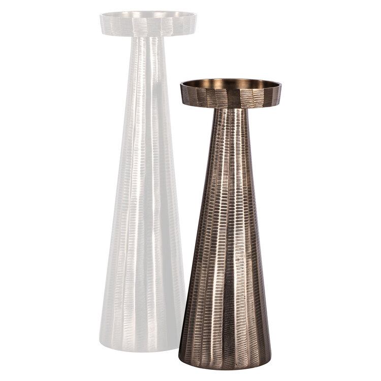 Richmond Interiors Kandelaar Evola bronze aluminium small
