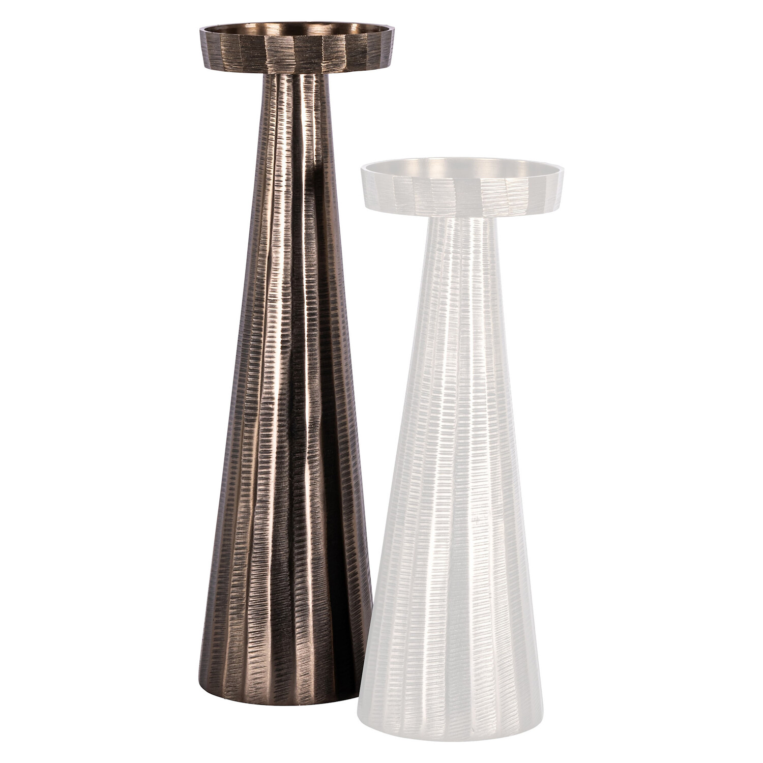 Richmond Interiors Kandelaar Evola bronze aluminium large