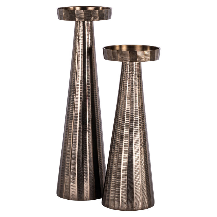 Richmond Interiors Kandelaar Evola bronze aluminium large