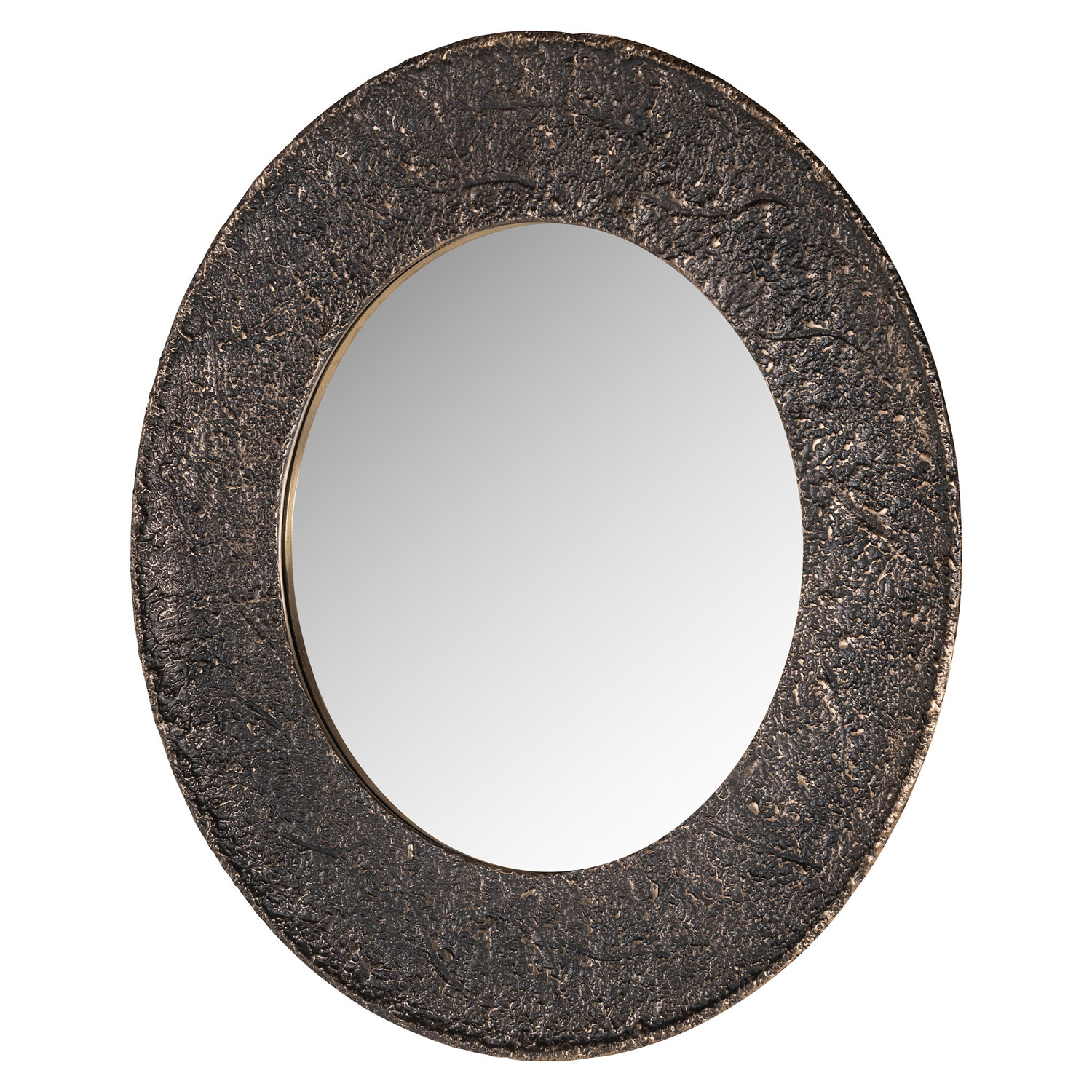 Richmond Interiors Spiegel Jamel Bronze aluminium Ø86 cm rond